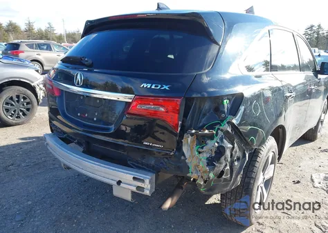 2014 Acura Mdx из США, поврежденный, VIN 5FRYD4H22EB033609
